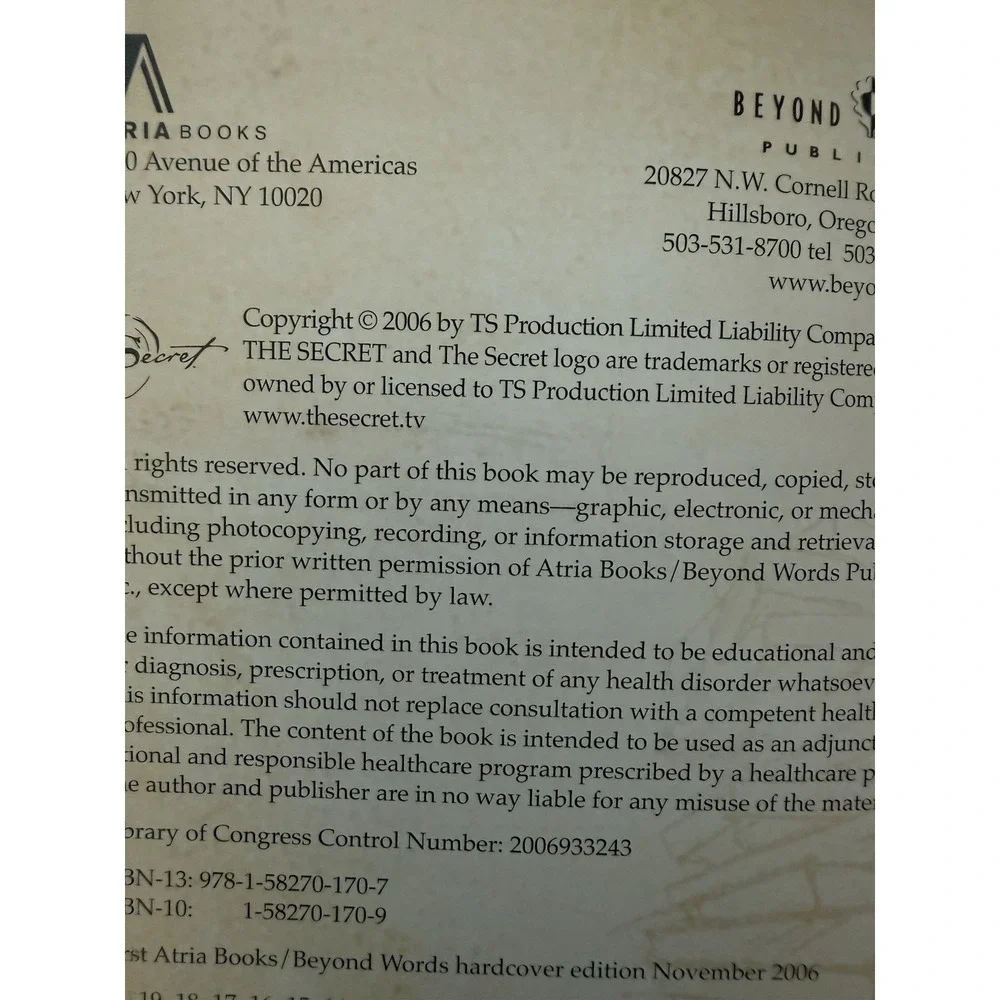 The Secret Hardback Book Rhonda Byrne